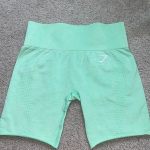 Green gymshark shorts vital seamless
